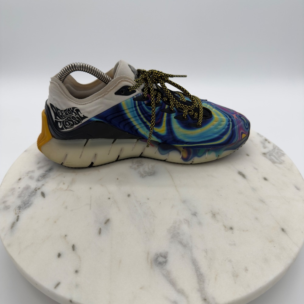 Reebok Zig Kinetica II Shoes Mens Size 5 Multi Color Psychedelic FX3363 Sneakers - Picture 10 of 10